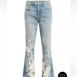 NWT Hudson kick flare painter jeans